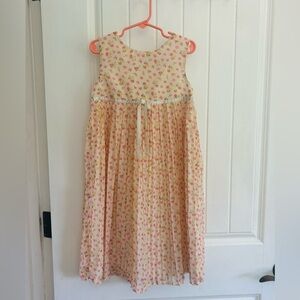 Floral Pink and yellow Laura Ashley Kids Easter Spring Dress